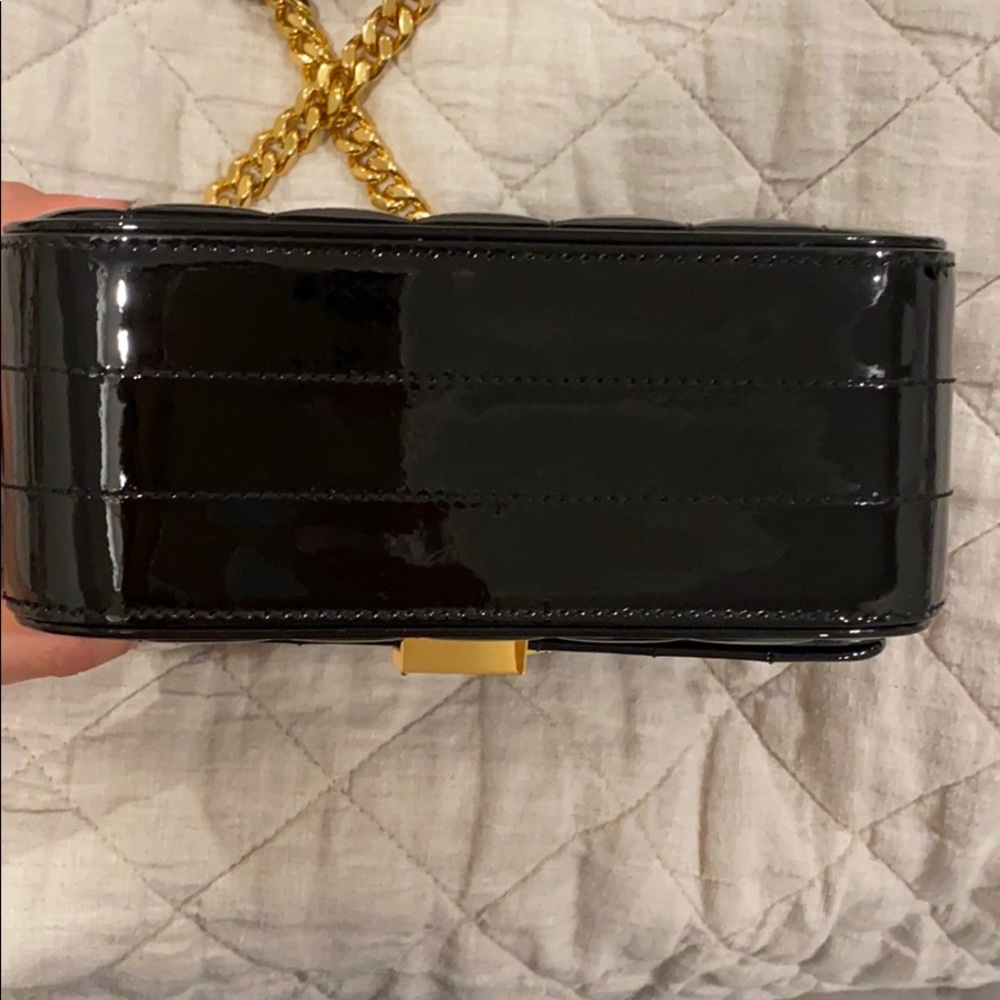 Yves Saint Laurent Black and Gold Shoulder Bag - Picture 3 of 8